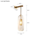GobekUsa Nordic Modern Decor Glass Lampshade for Bedroom Study Room Stairs Art Wall Lamp