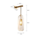 GobekUsa Nordic Modern Decor Glass Lampshade for Bedroom Study Room Stairs Art Wall Lamp
