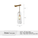 GobekUsa Nordic Modern Decor Glass Lampshade for Bedroom Study Room Stairs Art Wall Lamp