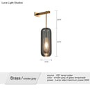 GobekUsa Nordic Modern Decor Glass Lampshade for Bedroom Study Room Stairs Art Wall Lamp