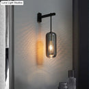 GobekUsa Nordic Modern Decor Glass Lampshade for Bedroom Study Room Stairs Art Wall Lamp