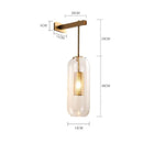 GobekUsa Nordic Modern Decor Glass Lampshade for Bedroom Study Room Stairs Art Wall Lamp