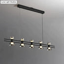 GobekUsa Nordic modern minimalist light luxury bar LED strip lamp kitchen island table Light fixture