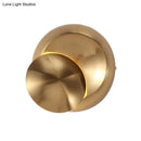 GobekUsa Nordic Moon-shaped LED Sconce: Moveable Bedside Wall Light