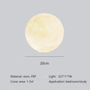 Nordic Moon White FRP Round Pendant Light