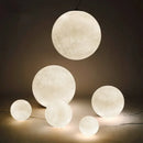 Nordic Moon White FRP Round Pendant Light