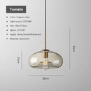 Nordic Multi-Head Glass Pendant Chandelier