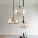 Nordic Multi-Head Glass Pendant Chandelier