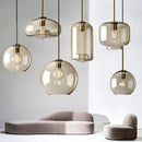 Nordic Multi-Head Glass Pendant Chandelier