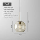 Nordic Multi-Head Glass Pendant Chandelier