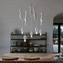 Nordic Resin Squirrel Pendant Light in White