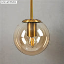GobekUsa Nordic Retro Modern Glass Ball Wall Lamps for Bedside Living Room Corridor Staircase Lighting
