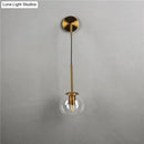 GobekUsa Nordic Retro Modern Glass Ball Wall Lamps for Bedside Living Room Corridor Staircase Lighting