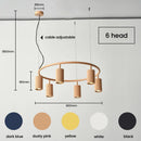 GobekUsa Nordic Rotatable Chandelier for Dining & Kitchen