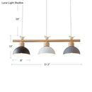 GobekUsa Nordic Shaded Hanging Island Light Metal Pendant with Bird Decor - 3-Head Dining Room Drop