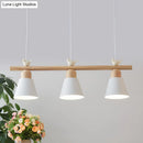 GobekUsa Nordic Shaded Hanging Island Light Metal Pendant with Bird Decor - 3-Head Dining Room Drop