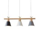 GobekUsa Nordic Shaded Hanging Island Light Metal Pendant with Bird Decor - 3-Head Dining Room Drop