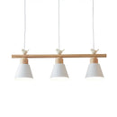 GobekUsa Nordic Shaded Hanging Island Light Metal Pendant with Bird Decor - 3-Head Dining Room Drop