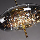 Nordic Star Glass Pendant Light With Long Cord