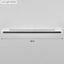 GobekUsa Nordic Style Acrylic Bar LED Wall Sconce for Corridor Lighting