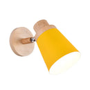 GobekUsa Nordic Style Rotatable Wall Lamp for Baby Room with Coolie Shade and Metal Base