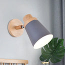 GobekUsa Nordic Style Rotatable Wall Lamp for Baby Room with Coolie Shade and Metal Base