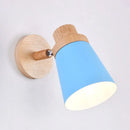 GobekUsa Nordic Style Rotatable Wall Lamp for Baby Room with Coolie Shade and Metal Base