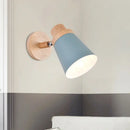 GobekUsa Nordic Style Rotatable Wall Lamp for Baby Room with Coolie Shade and Metal Base