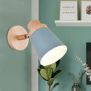 GobekUsa Nordic Style Rotatable Wall Lamp for Baby Room with Coolie Shade and Metal Base