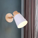 GobekUsa Nordic Style Rotatable Wall Lamp for Baby Room with Coolie Shade and Metal Base