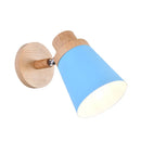 GobekUsa Nordic Style Rotatable Wall Lamp for Baby Room with Coolie Shade and Metal Base