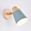 GobekUsa Nordic Style Rotatable Wall Lamp for Baby Room with Coolie Shade and Metal Base