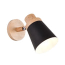 GobekUsa Nordic Style Rotatable Wall Lamp for Baby Room with Coolie Shade and Metal Base