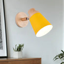 GobekUsa Nordic Style Rotatable Wall Lamp for Baby Room with Coolie Shade and Metal Base