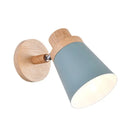 GobekUsa Nordic Style Rotatable Wall Lamp for Baby Room with Coolie Shade and Metal Base