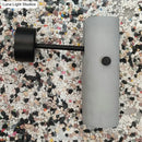 GobekUsa Nordic Style Grey Rotatable Wall Mounted Spotlight with Single-Bulb for Cement Cylinder Wall Lighting
