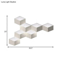GobekUsa Nordic Style LED Wall Lamp - White Geometric Design Light Fixture for Living Room