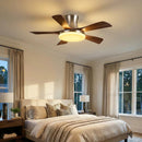 Nordic Style Lunet Ceiling Fan Light