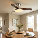 Nordic Style Lunet Ceiling Fan Light