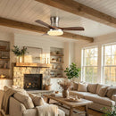 Nordic Style Lunet Ceiling Fan Light