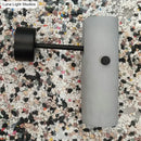 GobekUsa Nordic Style Grey Rotatable Wall Mounted Spotlight with Single-Bulb for Cement Cylinder Wall Lighting