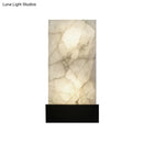 GobekUsa Nordic Style Mica Wall Sconce: Rectangle Shade, Single Light, Living Room Wall Mount