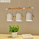GobekUsa Nordic Style Triple Metal Pendant Light with Adjustable Dome Shade for Island Lighting in White