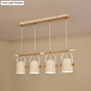 GobekUsa Nordic Style Triple Metal Pendant Light with Adjustable Dome Shade for Island Lighting in White