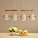 GobekUsa Nordic Style Triple Metal Pendant Light with Adjustable Dome Shade for Island Lighting in White