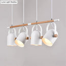 GobekUsa Nordic Style Triple Metal Pendant Light with Adjustable Dome Shade for Island Lighting in White