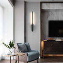 Nordic Style Wall Lamps for Living Room with Elegant Golden Lines