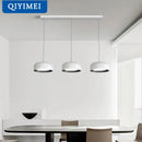GobekUsa Circular Chandeliers: Nordic Style Lighting for Bedroom, Kitchen, Living & Dining Room