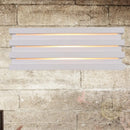 GobekUsa Nordic Style White Wall Lamp with Louvered Design