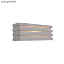 GobekUsa Nordic Style White Wall Lamp with Louvered Design